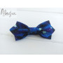 Детская галстук бабочка синие звёзды ручной работы Major Style