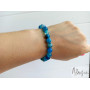 Жіночий браслет із синього агата Major Style ручної роботи