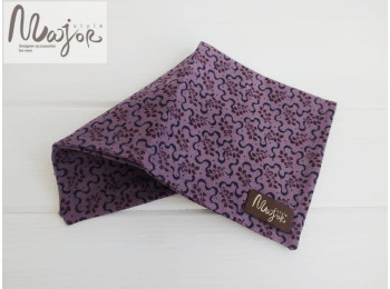 Паше платок фіолетовий з візерунком