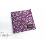 Фиолетовый нагрудный платок в цветочек ручной работы Major Style