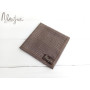Темно-бежевий платок Паше в клітинку ручної роботи Major Style