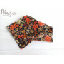 Квітковий платок Паше синьо-помаранчевий ручної роботи Major Style