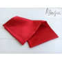 Платок Паше для пиджака красный атласный ручной работы