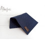 Темно-синий платок Паше в треугольники ручной работы Major Style