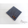 Нагрудный платок в квадраты темно-синий ручной работы Major Style