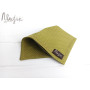 Мужской нагрудный платок зеленый в горошек ручной работы Major Style