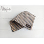 Бежево-серый платок Паше в треугольники ручной работы Major Style