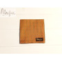 Оранжевый шелковый платок Паше в горошек ручной работы Major Style