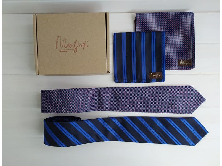 Подарунковий набір "Краваткова пара" ручної роботи Major Style