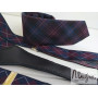 Краватка з підтяжками в клітинку ручної роботи Major Style