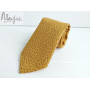 Жовта краватка з візерунком ручної роботи Major Style