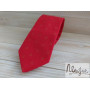 Красный галстук с золотистым узором ручной работы