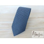 Синий галстук с крапинками ручной работы