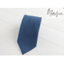 Сине голубые подтяжки и галстук однотонные ручной работы Major Style