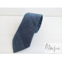 Сине-голубой тектурированный галстук ручной работы