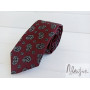 Краватка шовкова бордова Пейслі ручної роботи Major Style