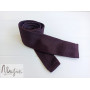Вязаный галстук коричневый ручной работы Major Style