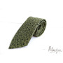 Зеленый галстук ручной работы