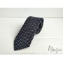 Чорна краватка в горошок ручної роботи Major Style