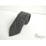 Серый шерстяной галстук меланж ручной работы Major Style