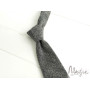 Серый шерстяной галстук меланж ручной работы Major Style